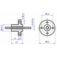 thumbnail image 4 of Sistema de movimiento lineal completo, husillo de 400 mm, eje óptico cromado y husillo trapezoidal de acero inoxidable para un rendimiento robusto en máquinas automatizadas, 4 of 5
