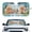 Octopus Floral Coal Undersea, variant on Xixirimido Car Windshield Sun Shade Front Windshield Cover Universal Fit for SUVs Trucks Foldable Front Window Sunshade Automotive Interior Accessories, Funny Tigers