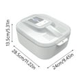 thumbnail image 2 of 4 In 1 Defrosting Tray for Efficient Meat Thawing with Draining Feature and Circulating Wind Quick Food Thawing Plate for Kitchen Use, 2 of 7