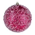 thumbnail image 1 of Adorno Vickerman Bola de Granizo Fucsia con Brillo 6 cm, 4 unidades por Bolsa, 1 of 3