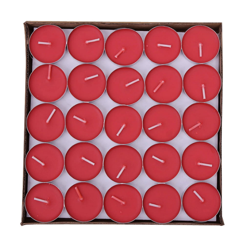 50pcs/box Tea Light Candles Wedding Birthday Home Party Decoration Candles Romantic Candles