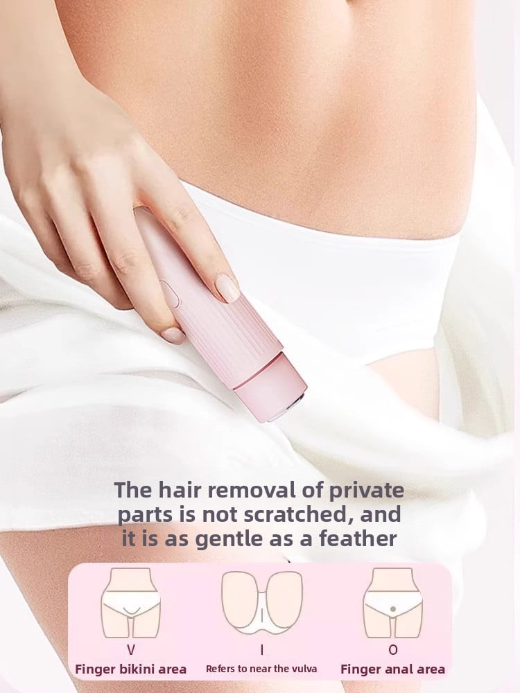 Electric Shaver for Men and Women, Private Area Pubic Hair Trimmer, Shaving Tool, Intimate Hair Removal Device