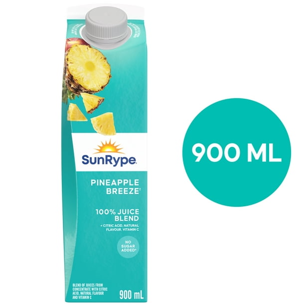Jus Brise exotique d’ananas SunRype 900 ml