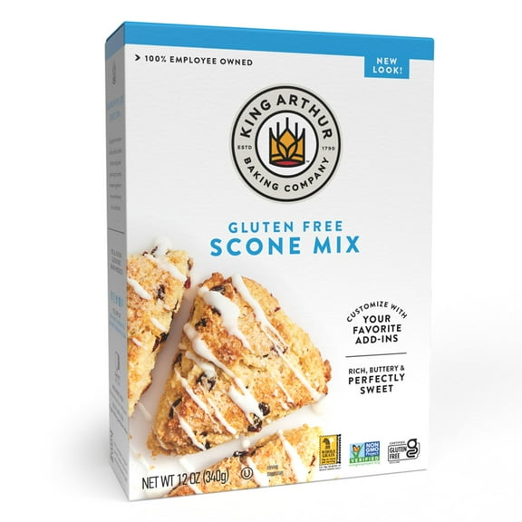 King Arthur Baking Company VTF5 Gluten-Free Scone Mix 12 oz., Breakfast Mix, Non-GMO