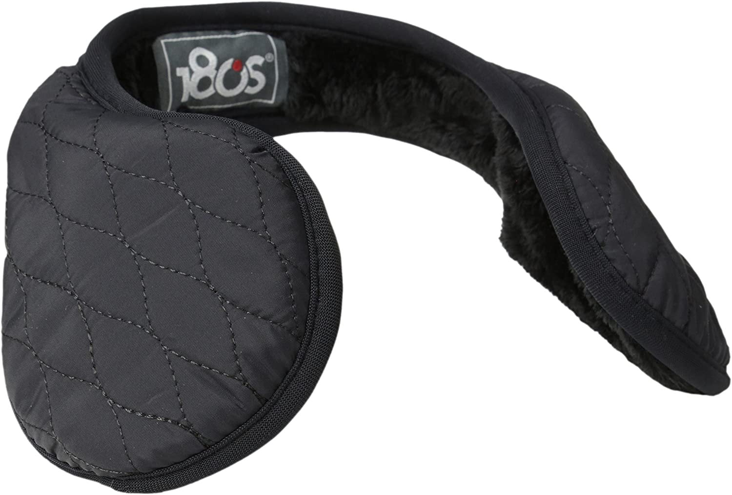 180s Women's Keystone Quilted Behind The Head Ear Warmers with Faux Fur