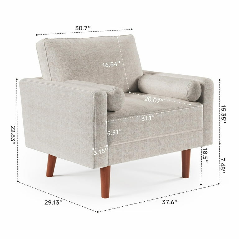 Beige accent chairs walmart clearance