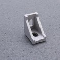thumbnail image 3 of RUNROTOO 20 Pcs Support en Aluminium pour Extrusion d'Aluminium Support d'Angle en Finition Argentée, 3 of 6