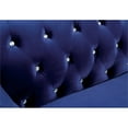 thumbnail image 5 of Bowery Hill Modern / Contemporary Fabric Nailhead Trim Sofa in Blue Finish, 5 of 7