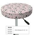 thumbnail image 4 of Daiia Dachshund Dog Puppy Stool Covers Round,Round Bar Stool Covers Waterproof Bar Chair Covers Washable Stool Cushion Slipcover for 12-14 Inch Chair-14 inch, 4 of 7