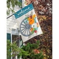 thumbnail image 6 of Evergreen Welcome Wagon Wheel Burlap House Flag 28 x 44 Inches Outdoor Decor for Homes and Gardens, 6 of 7