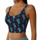 thumbnail image 2 of Balery Blue Seahorse Sujetadores deportivos con espalda cruzada para mujer, acolchados, sin costuras, de alto impacto, ideales para yoga, gimnasio, entrenamiento y fitness.-, 2 of 8