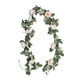 thumbnail image 1 of Guirnalda de flores de eucalipto artificial, enredaderas verdes colgantes para decoración luminosa Rosa claro, 1 of 6