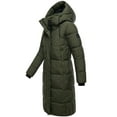 thumbnail image 2 of Marikoo Women's Long Winter Coat with Hood - Knee-Length - Water-Repellent - Chumanii XVI, 2 of 10