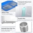 thumbnail image 4 of Suncrown Mini 88 lbs Top Load Washing Machine with Spin Dryer Combo, 4 of 6