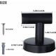 thumbnail image 2 of Toallero montado en la pared Perchero para batas de baño Gancho para bata de baño Negro mate SUS 304 Toallero de acero inoxidable resistente Perchero Albornoz Gabinete Esponja, 2 of 5