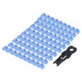 thumbnail image 2 of 400 Pcs Blue RJ45 Port Ethernet LAN Hub Anti Dust Cover Plug Cap Blockout Protector with Proprietary Lock and Key, 2 of 5