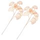 thumbnail image 1 of Lifelike Simulation Plant Wedding Decor with 2Pcs Plastic Ginkgo Leaves, 1 of 3