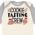 thumbnail image 4 of Inktastic Christmas Cookie Tasting Crew with Holiday Cookies Boys or Girls Long Sleeve Baby Bodysuit, 4 of 5