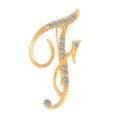thumbnail image 2 of Opolski 5PCS 1 Pc Fashion Unisex Rhinestone English Letters Alphabet A-Z Brooch Pin Ornament, 2 of 8