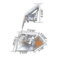 thumbnail image 3 of For Jeep Compass 2007-2010 Car Turn Signal Corner Light Housing Left, 3 of 5