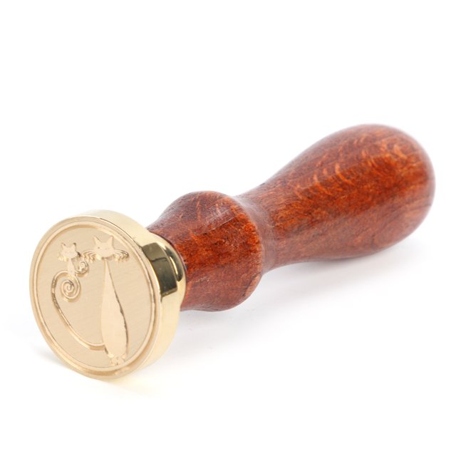 Cuadros Decorativos Sello de cera con mango de madera de cera de lacre con patrón de animales para sellado de sobres Ehuebsd Nuevos Originales