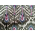 thumbnail image 4 of oneOone Cotton Poplin Fabric Big Motif Ikat Decor Fabric Printed BTY 56 Inch Wide, 4 of 4