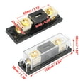 thumbnail image 4 of 0/2/4 Gauge Inline ANL Fuse Holder Clear Black Fuse Block Box with 250A Fuse, 4 of 6