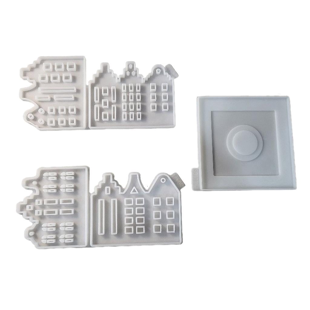 House Decoration Silicone Mould Candle Stand Resin Craft Flexible Silicone Mold Hand-Making Supplies