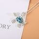 thumbnail image 3 of HomeKingdee Women's Turtle Fashion Alloy Necklace Blue Jewelry Pendant with 17 Inch Chain for Party Date Banquet Occasions, 3 of 3