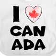 thumbnail image 4 of Inktastic I Love Canada Heart with Maple Leaf Boys or Girls Baby Bib, 4 of 4