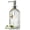 Clear, variant on 18 Oz Clear Glass Soap Dispenser with Rust Proof Stainless Steel Pump, Refillable Liquid Hand soap Dispenser for Bathroom, Premium Kitchen Soap Dispenser (Clear).