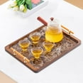 thumbnail image 6 of DOMELAY Serving Tray Holder Vanity Serving Tray for Breakfast Bathroom Dressing Room 30x20cm, 6 of 9