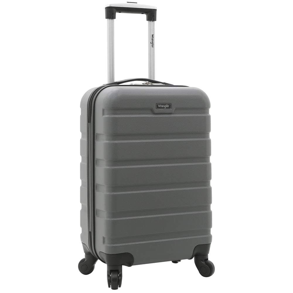 Wrangler Wrangler 20” CarryOn Rolling Hardside Spinner Luggage Grey