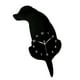 thumbnail image 5 of Reloj de Pared de Acrílico con de Gato Y Perro de Dibujos Animados, Reloj de Pared Decorativo con Columpio Y Cola, Black Dog 01 BLESIY reloj de pared gato, 5 of 6