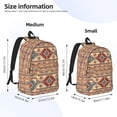 thumbnail image 3 of Naloa Traditional Tribal Aztec Canvas Backpack for Men Women Rucksack Casual Travel Daypack College Tote Satchel Bookbag for Teens-Medium, 3 of 7
