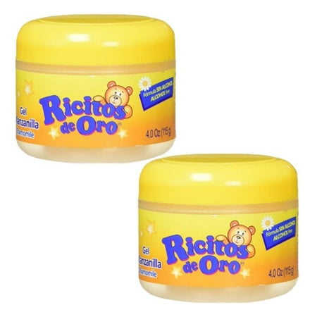 - 2 Pack Ricitos De Oro Styling Gel Manzanilla/Chamomile Sin Alcohol/Alcohol Free