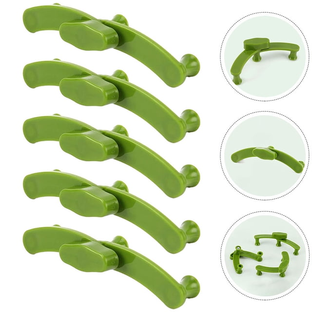 OFFIGAM 5Ud Clip De Plástico Para Entrenamiento Y Moldeo De Ramas En Jardinería