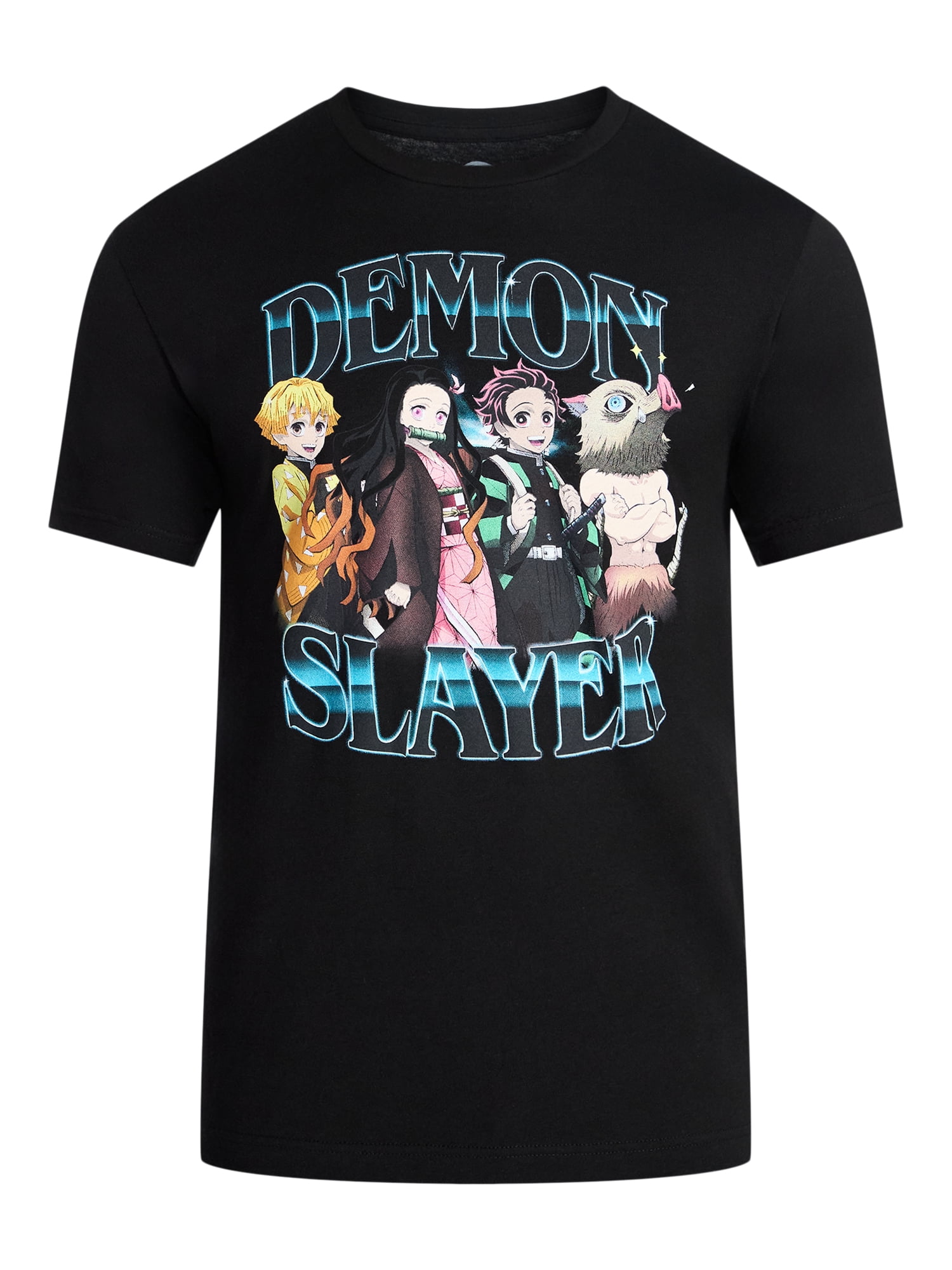 Demon Slayer Men's and Big Men's Graphic Tee with Short Sleeves, Sizes S-3XL