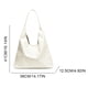 thumbnail image 5 of Bolso Mano Cuero PU Hombro Diseñador Suave Hobo para Mujer (), 5 of 5