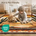 thumbnail image 4 of ODIKA Cactus Cowboy Design With Rustic Desert Sunset Southwestern Motifs Pet Friendly & Kids Safe Play for Playroom, Bedroom, Reading Nook, 4 of 7
