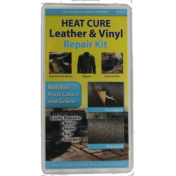 Liquid Leather HEAT CURE Leather & Vinyl Repair Kit (30033) Walmart