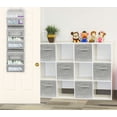 thumbnail image 4 of Simple Houseware Baby Over The Door Hanging Organizer Storage, 5 Clear Window Pockets, Gray/White, 4 of 4