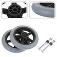 thumbnail image 4 of 2 Pcs Roues de Fauteuil Roulant Petites Roues avant de Fauteuil Roulant Fournitures de Fauteuil Roulant, 4 of 8