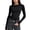 Black, variant on Womens Long Sleeve Basic Shirts Slim Fit Fall Thermal T-Shirt Crew Neck Trendy Tops (White M)