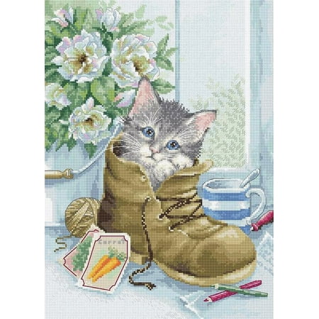 UPC: 4840746029493 | Cute Kitten B2391L Counted Cross-Stitch Kit