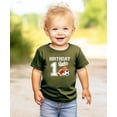 thumbnail image 2 of 1st Birthday Baller Shirt for Boys Sports Theme Party T-Shirt for 1 Year Old Toddler Military Green Shirt 12 Months, 2 of 5