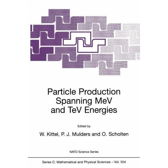 NATO Science Series C: Particle Production Spanning Mev and TeV Energies, Book 554, (Paperback)