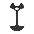 thumbnail image 4 of Clavos fijos para toldo de exterior con ancla de espina de pescado para suelo de tablones (negro), 4 of 6