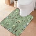 thumbnail image 3 of Wildflowers Bathroom Rug 24"×16",Non-Slip High Absorbent Bath Mat Rug Machine Washable Bahtub Mats Home Decor, 3 of 7