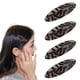 thumbnail image 1 of 4 pinzas de resorte ovaladas para el pelo, color negro, 1 of 5